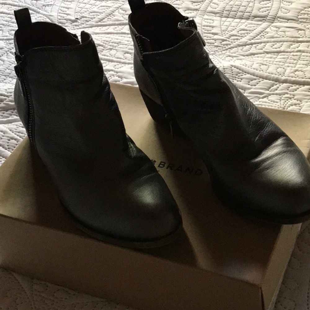 Lucky Brand  Ankle Booties Pewter color